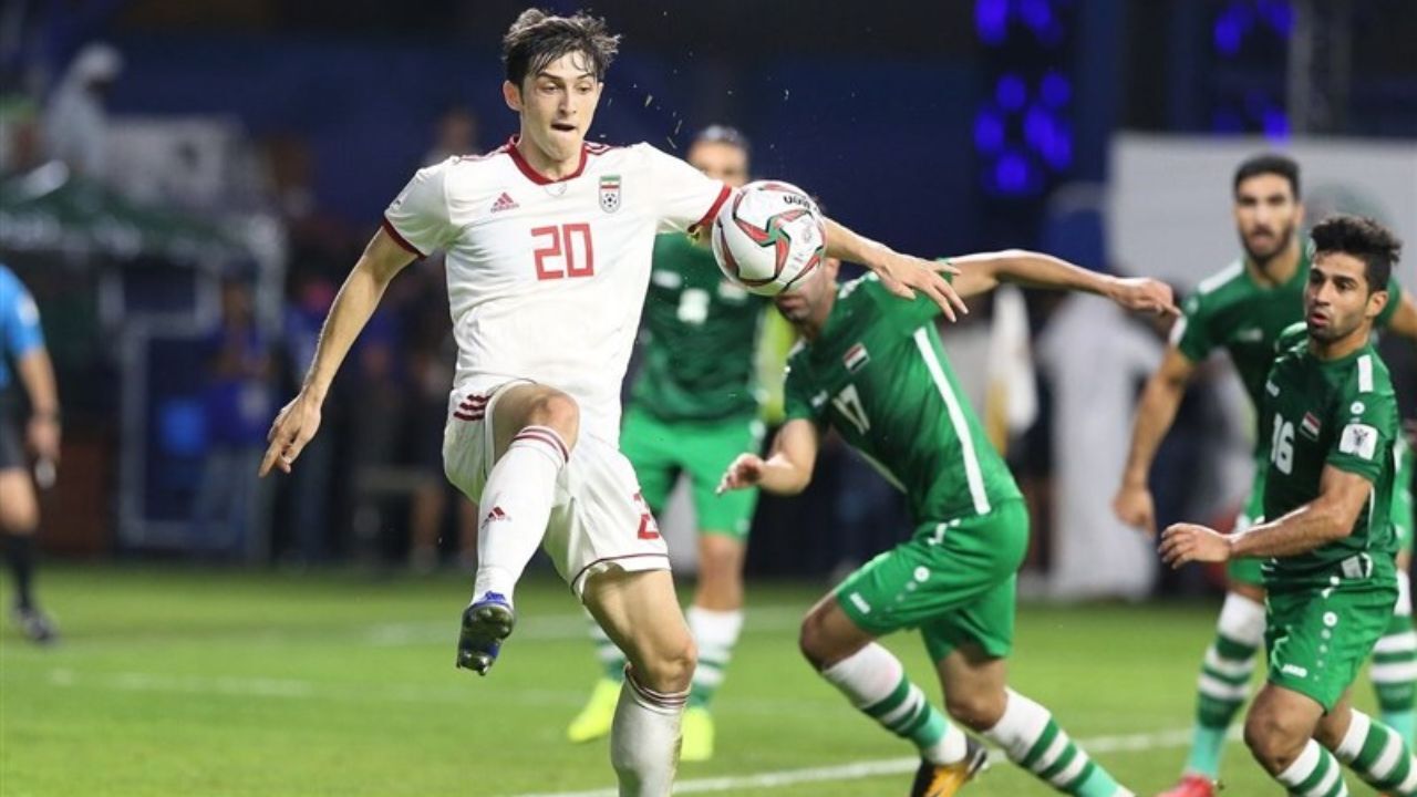 جدال سردار آرمون با مهاجم رئال مادرید