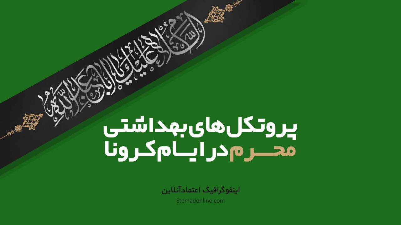 اینفوگرافی| پروتکل‌های بهداشتی محرم در ایام کرونا