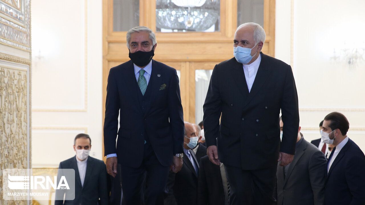 دیدار عبدالله عبدالله و ظریف