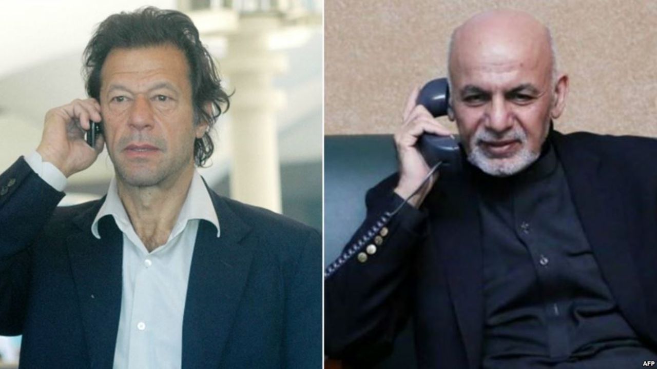 تماس تلفنی اشرف غنی با نخست وزیر پاکستان
