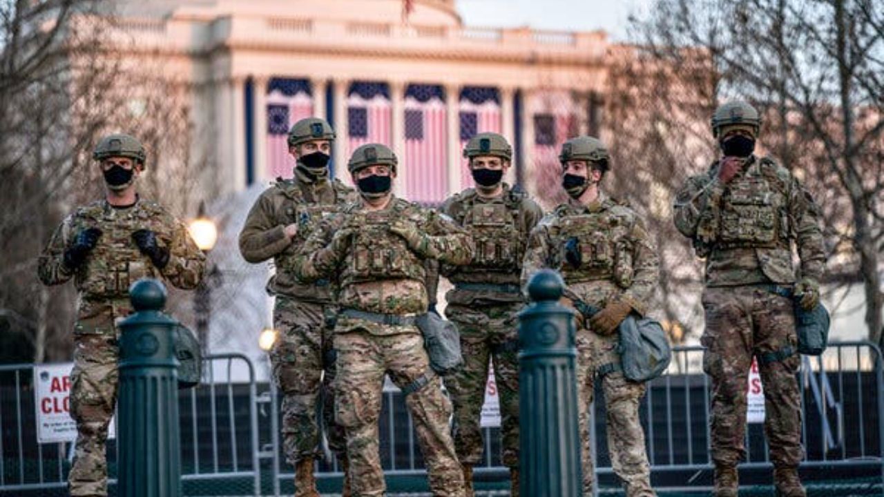 نیرو‌های گارد ملی آمریکا در کنگره مستقر شدند