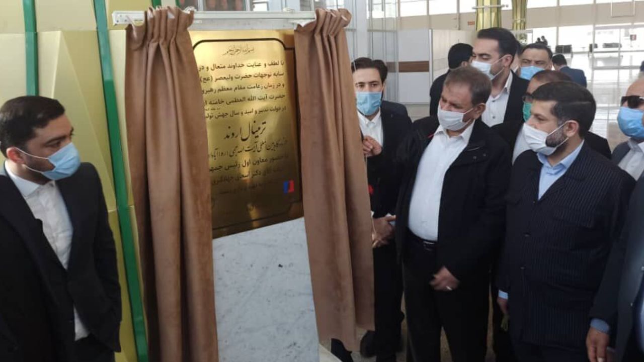 افتتاح ترمینال بزرگ فرودگاه بین‌المللی آبادان / جهانگیری: رفع مشکلات خوزستان از مهمترین وظایف است