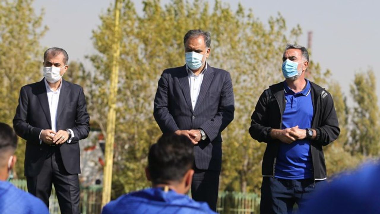 خلیل‌زاده از مدیرعامل استقلال عیادت کرد