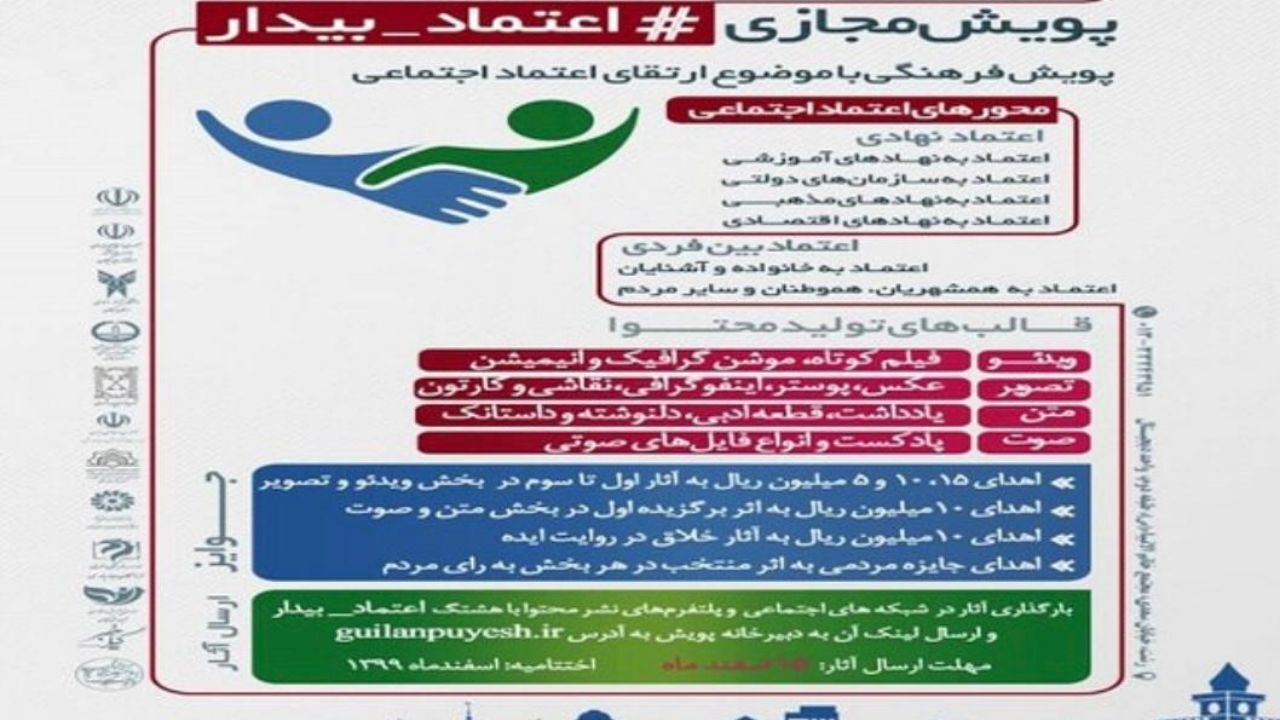 مشارکت کم‌نظیر مردم و سازمانها در پویش اعتماد بیدار