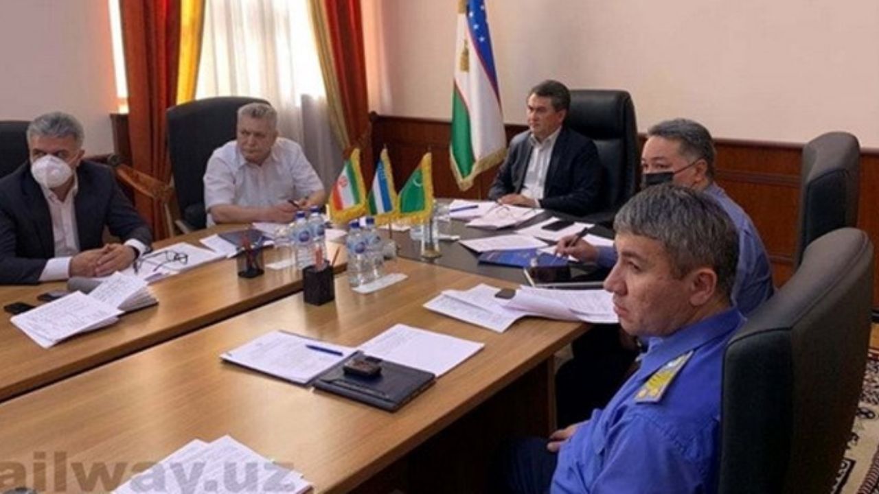 نشست سه جانبه نمایندگان سازمان‌های راه آهن ازبکستان، ایران و ترکمنستان