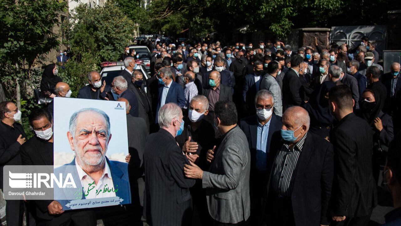 مراسم تشییع مرحوم اکبر ترکان برگزار شد