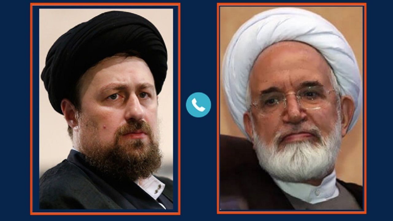 احوال‌پرسی یادگار امام از مهدی کروبی در تماس تلفنی