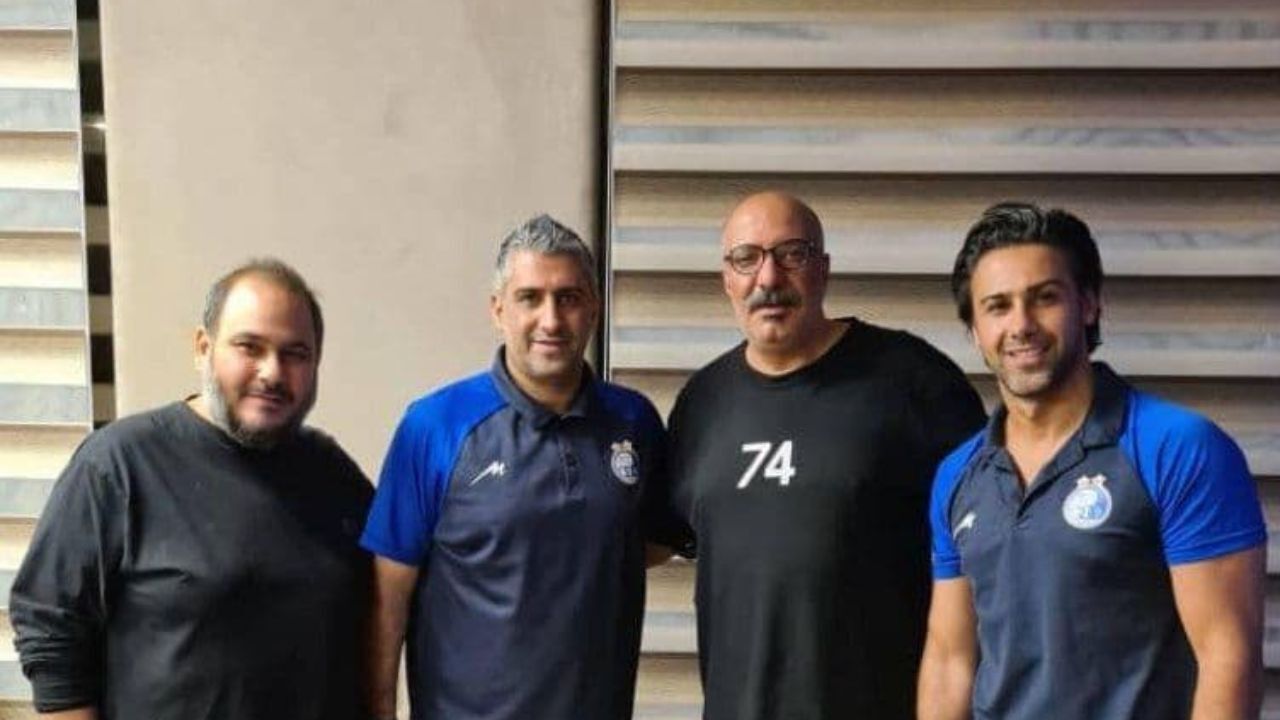 حضور دو بازیگر سینما در هتل محل اقامت استقلالی‌ها