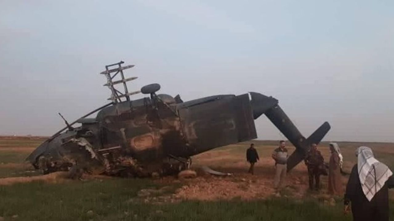 سقوط یک بالگرد در شرق عراق