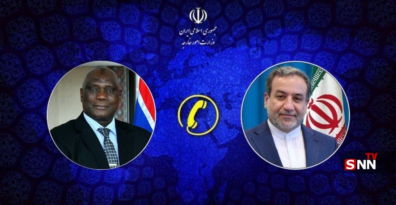 رایزنی وزرای خارجه ایران و گامبیا درباره همکاری دوجانبه و تحولات منطقه