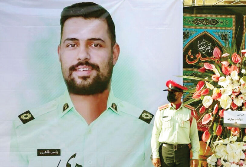 قاتل مامور کلانتری گاندی در درگیری با پلیس کشته شد