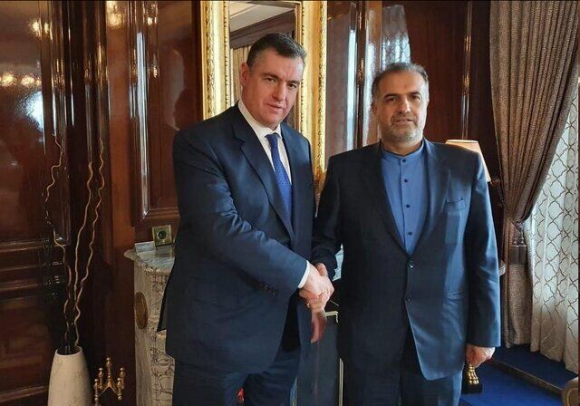 دیدار سفیر ایران در روسیه با رییس کمیته امور بین الملل دومای دولتی
