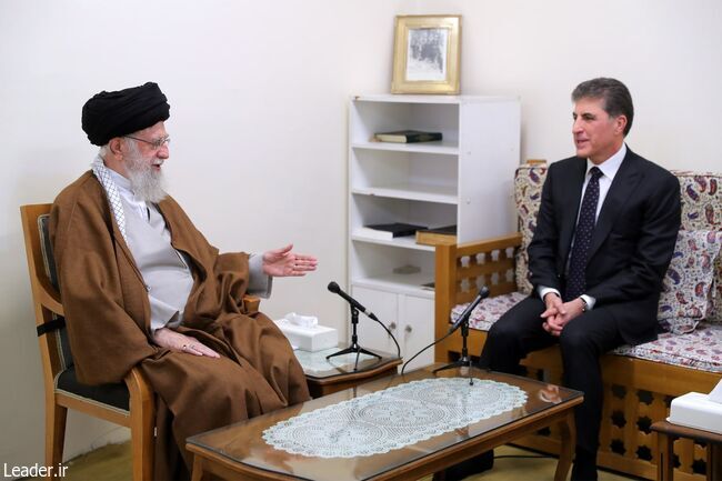 دیدار نچیروان بارزانی با رهبر انقلاب