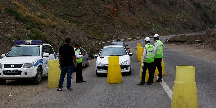 پلیس راه مازندران: تردد شبانه در جاده هراز تا ۲۰ مرداد با محدودیت‌هایی همراه است