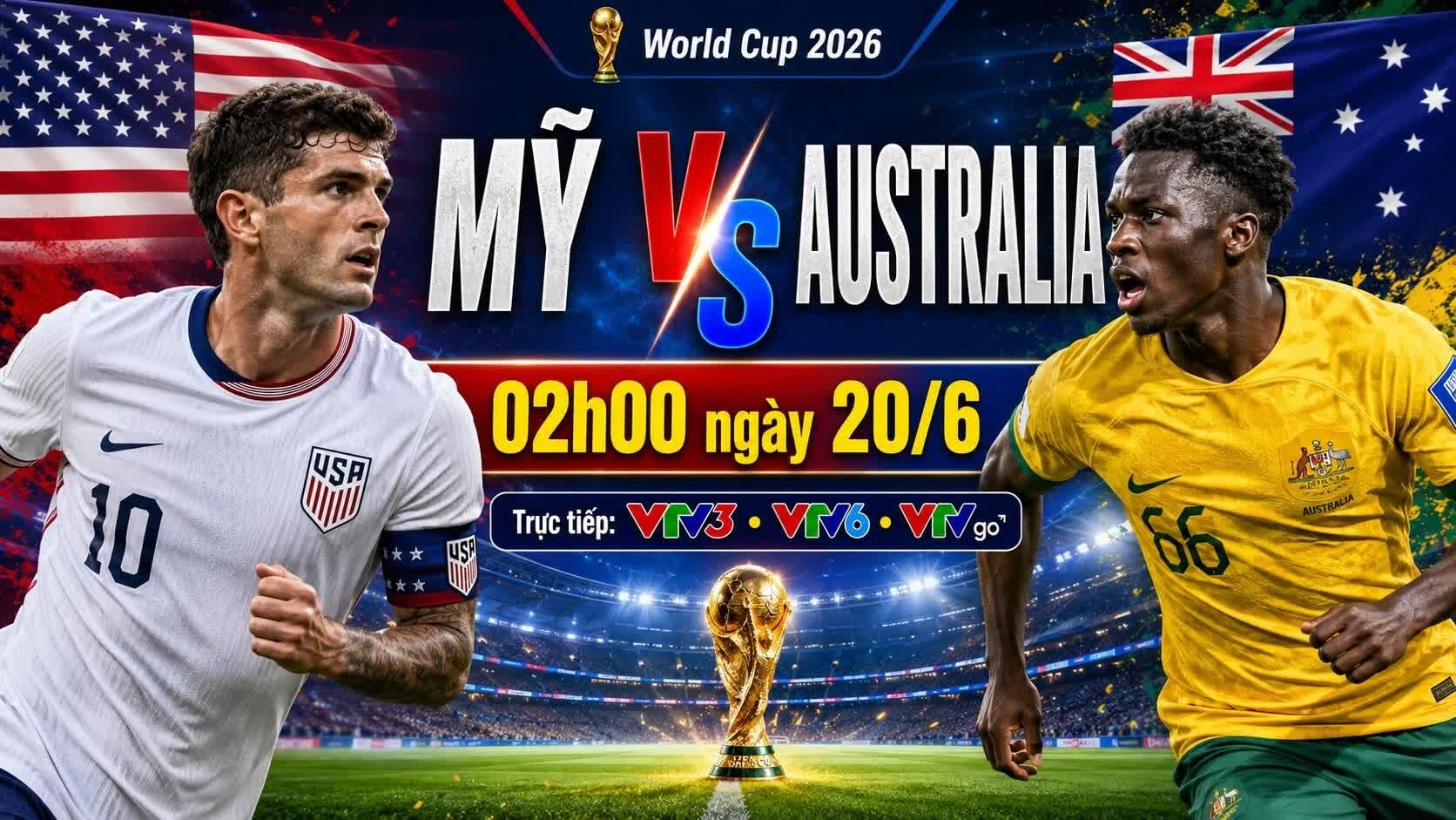 جام جهانی 2026؛ پخش زنده بازی آمریکا و استرالیا