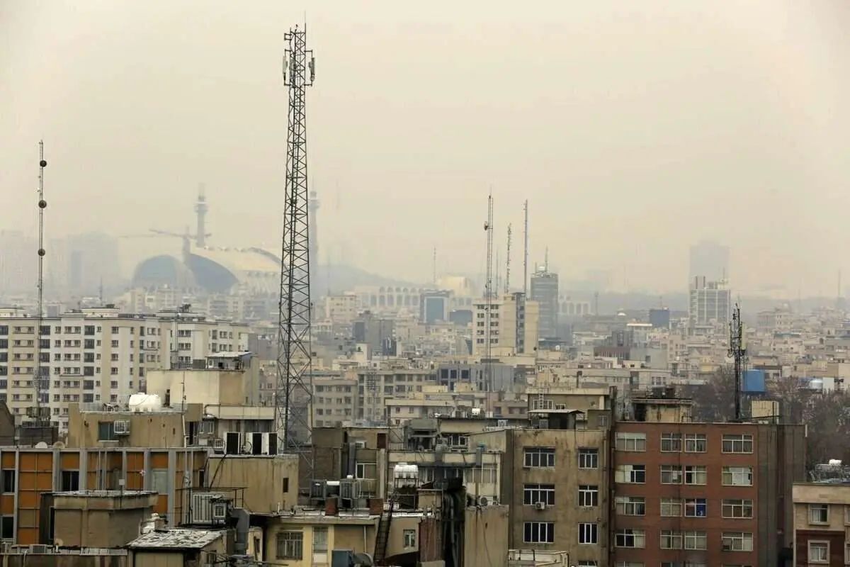 هوای تهران آلوده و در وضعیت نارنجی است