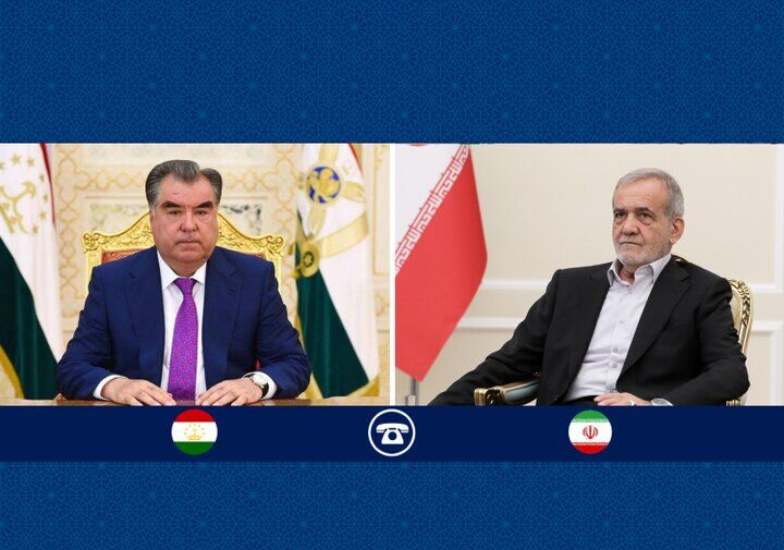 تماس تلفنی پزشکیان و امامعلی رحمان؛ تأکید بر تعمیق روابط ایران و تاجیکستان