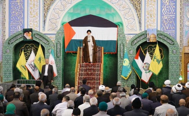 با هر شکل و قیمتی باید مردم فلسطین و جبهه مقاومت را یاری کنیم/ زمینه برقراری حکومت جهانی امام عصر(عج)در حال آماده شدن است