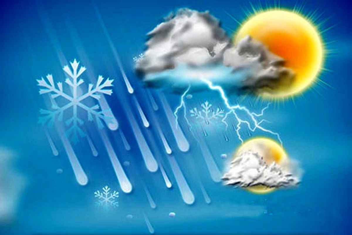 بارش برف و باران در اغلب استانهای کشور