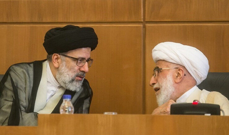احمد جنتی و ابراهیم رئیسی؛ غائبان بزرگ مراسم تجدیدمیثاق اعضای خبرگان رهبری در حرم امام خمینی+تصاویر