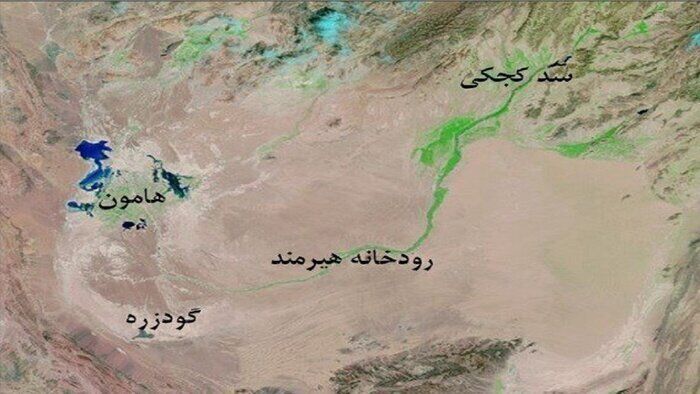 تصاویر هوایی از هیرمند، نشان از پرآبی می‌دهد؛ آنوقت طالبان حق‌آبه را نمی‌دهد