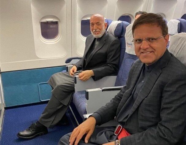حامد کرزای از افغانستان خارج شد