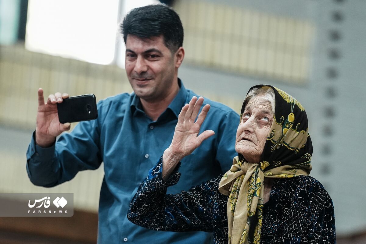 زیباترین تصویر در مسابقات کشتی کشور