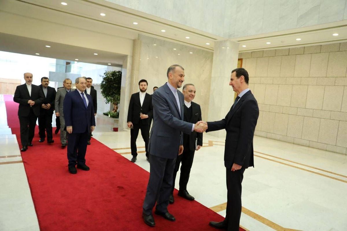 دیدار امیرعبداللهیان با بشار اسد