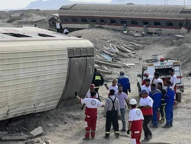 بحث عمدی بودن حادثه ریلی مشهد-یزد منتفی است