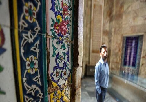تصاویری ترسناک و غم‌انگیز از آسیب به آرامگاه سعدی و احتمال وقوع یک فاجعه
