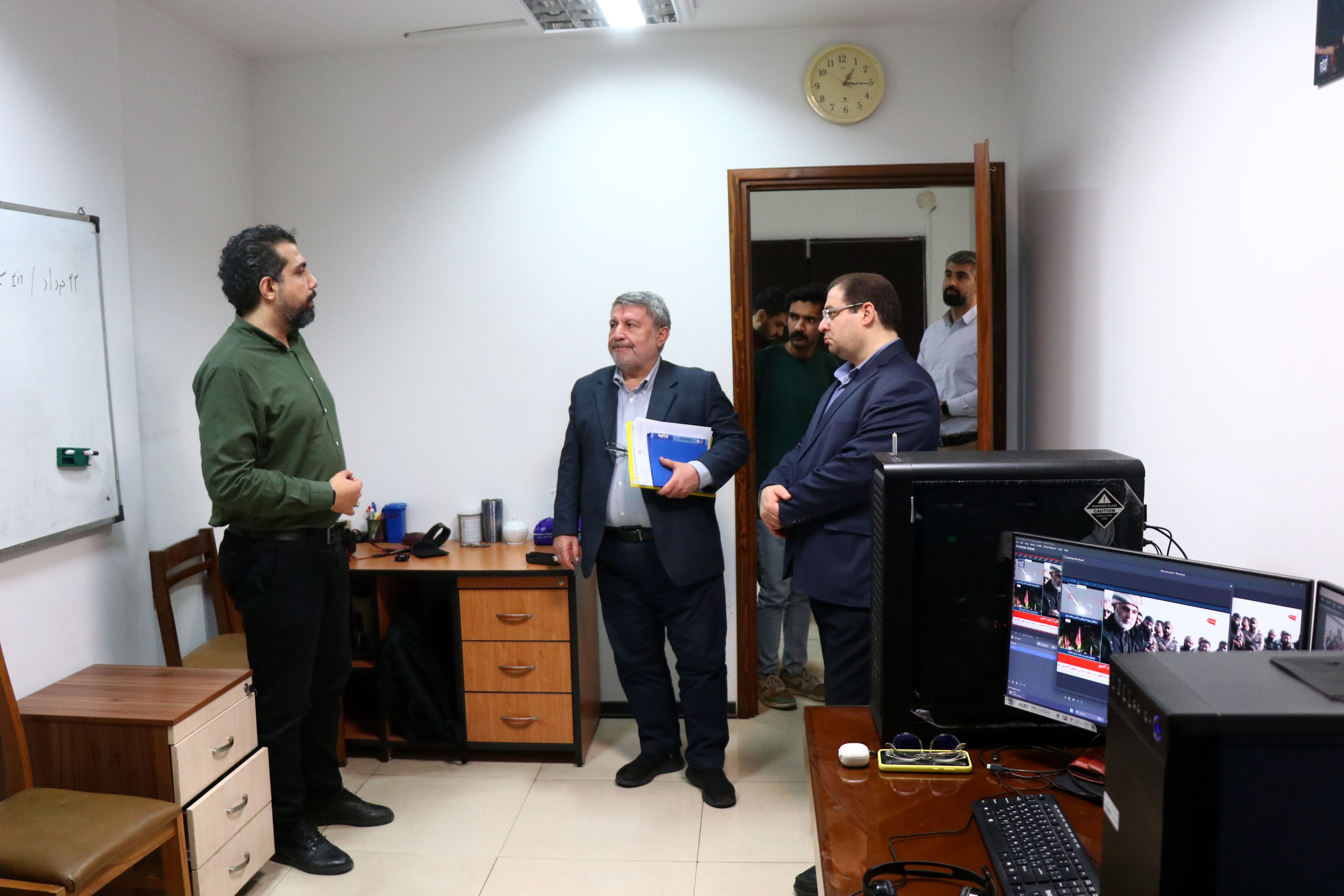 بازدید رئیس شورای اطلاع‌رسانی دولت از تحریریه پاد