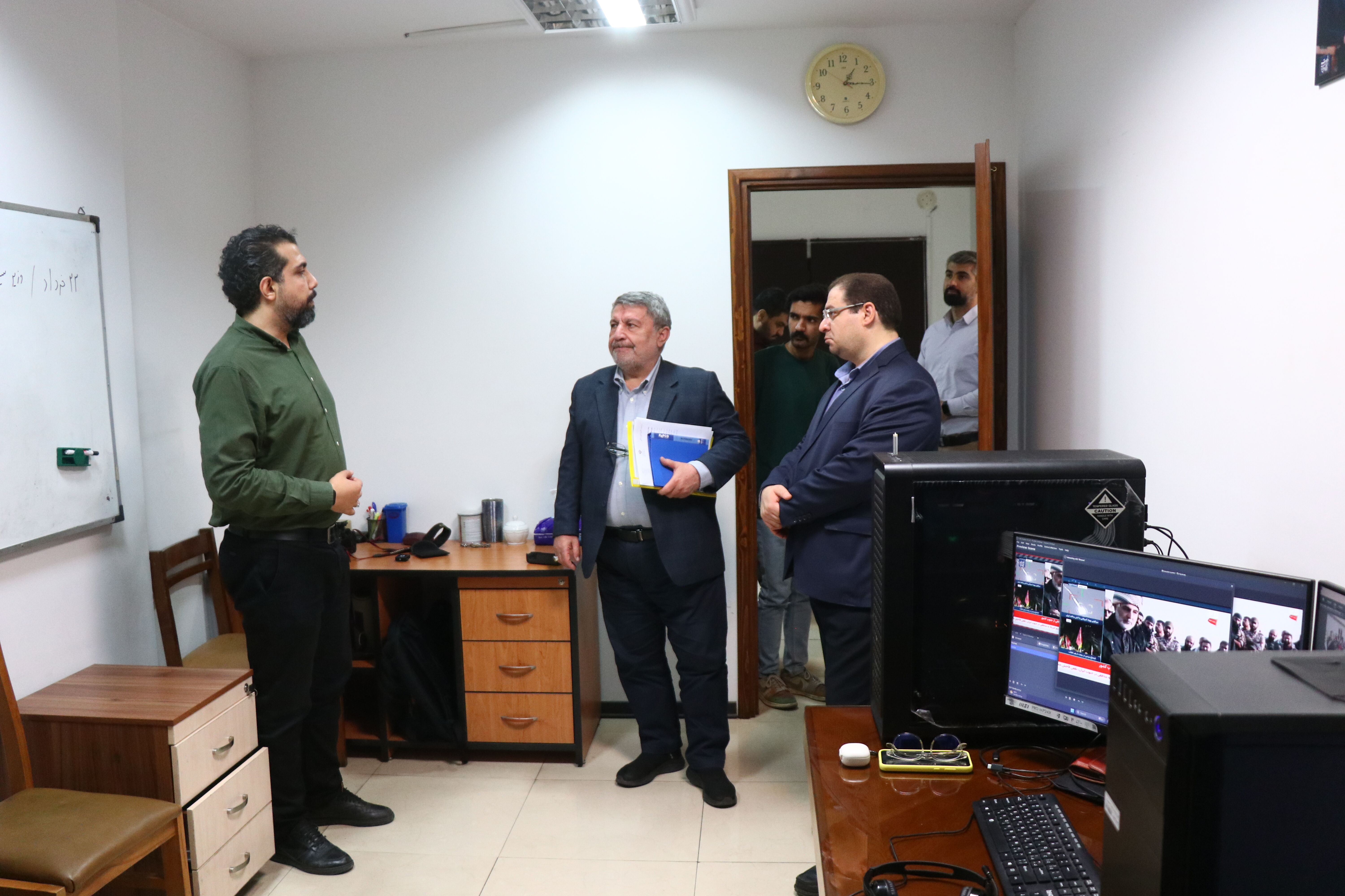 بازدید رئیس شورای اطلاع‌رسانی دولت از تحریریه پاد