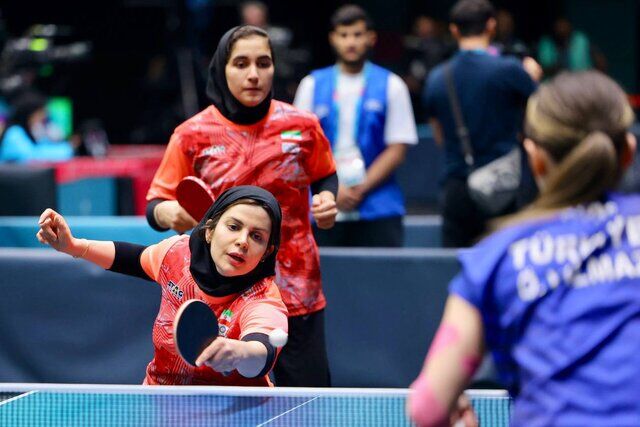 بازی های کشورهای اسلامی؛ پینگ‌پنگ زنان ایران به ترکیه باخت و برنز گرفت