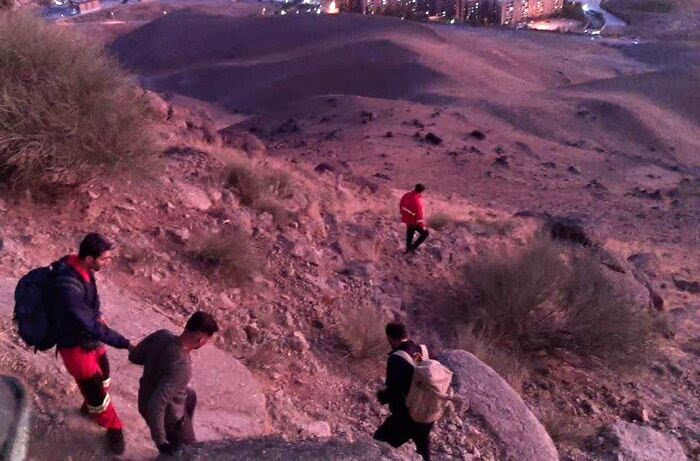 سقوط کوهنورد غیربومی از ارتفاعات کوهنانی
