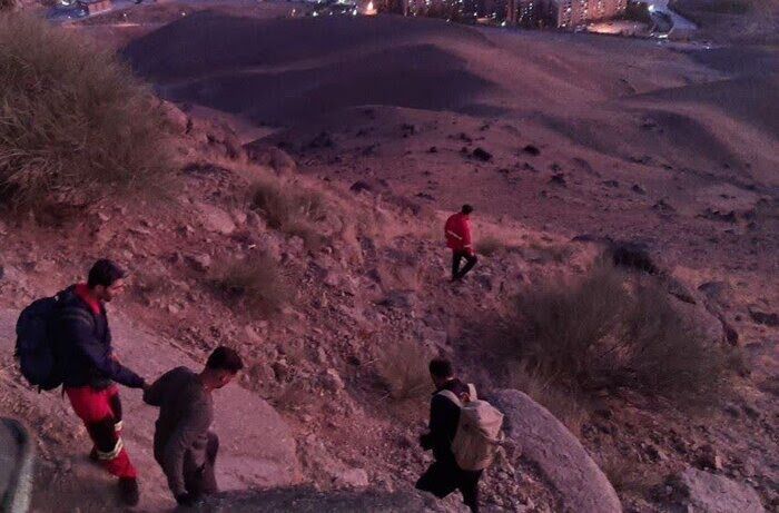 سقوط کوهنورد غیربومی از ارتفاعات کوهنانی