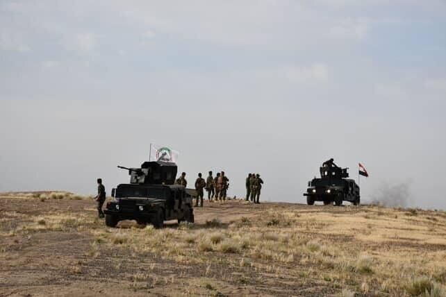 عملیات امنیتی حشد الشعبی نزدیک گذرگاه مرزی عربستان