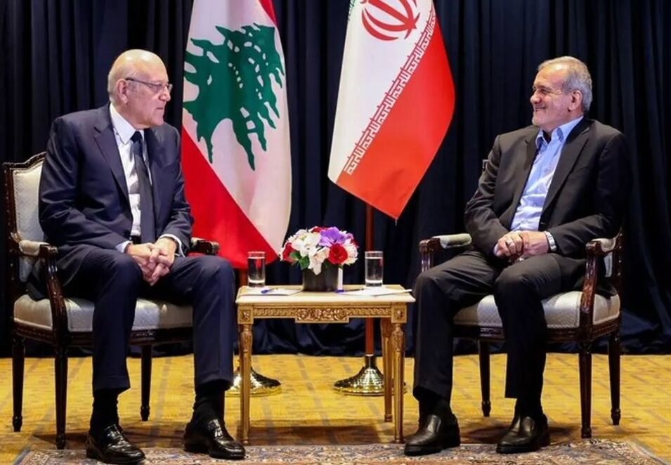 دیدار نجیب میقاتی و پزشکیان