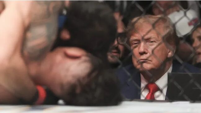 نمایش ترامپ در UFC یک تئاتر استبدادی است
