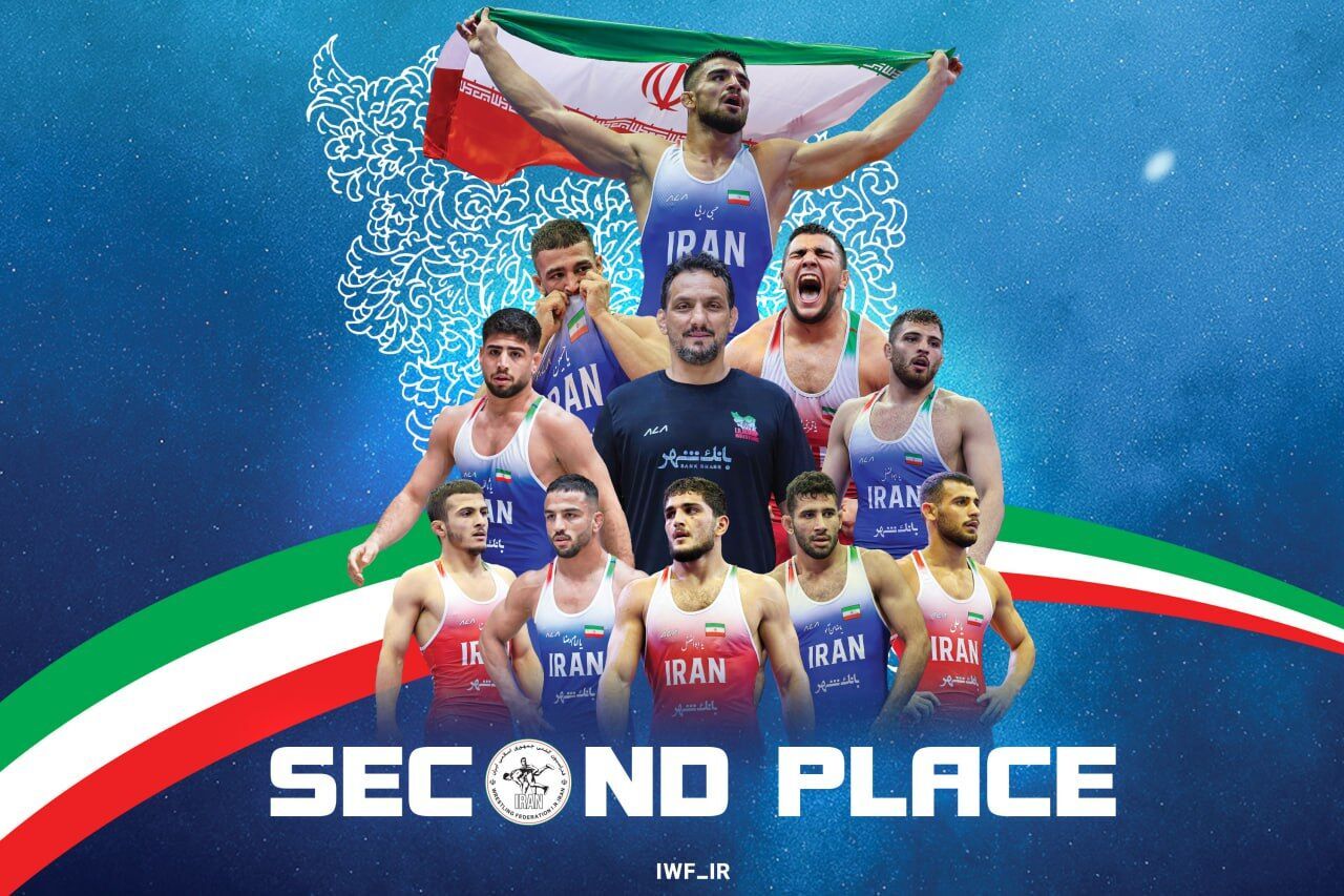 تیم کشتی آزاد امید ایران نایب قهرمان جهان شد