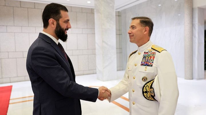 دیدار جولانی با فرمانده سنتکام
