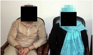 همدستی زن و شوهر برای دزدی شبانه از مغازه‌ها
